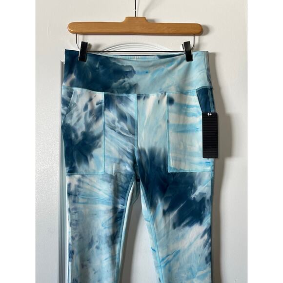 Bebe Sport Leggings Size Large High Rise Logo - Picture 5 of 8